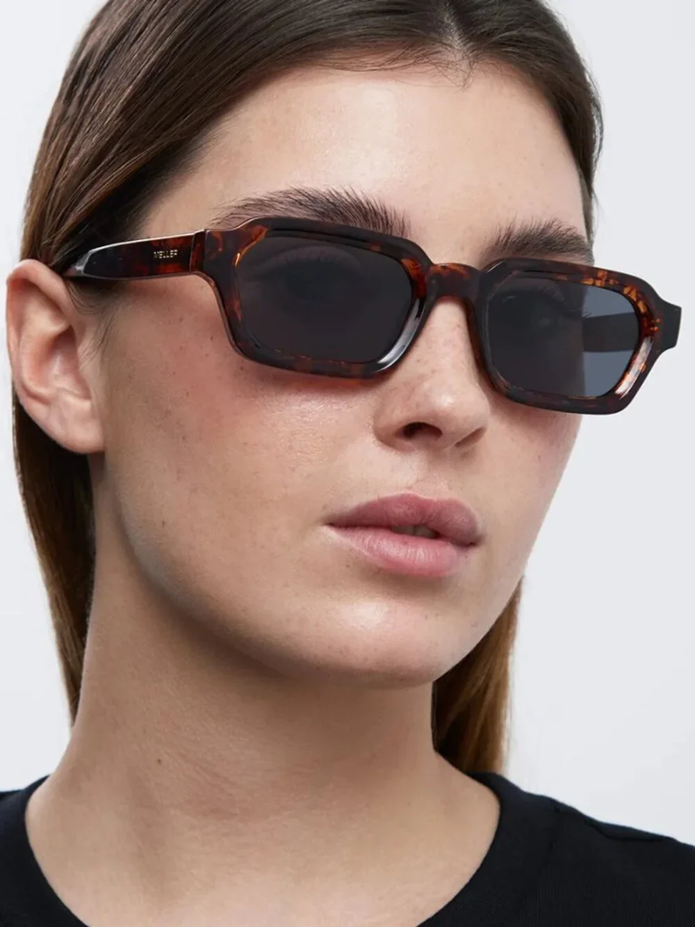 Meller Tana 250307 Tigris Carbon Frame Polarized Black Lens Sunglasses 51-21-145